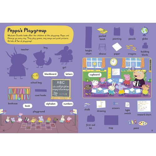 Peppa Pig: 1000 First Words Sticker Book