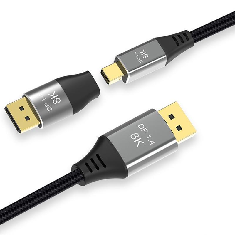 Đầu chuyển đổi MiniDP sang DisplayPort 8K DP1.4 cho máy tính laptop/điện thoại