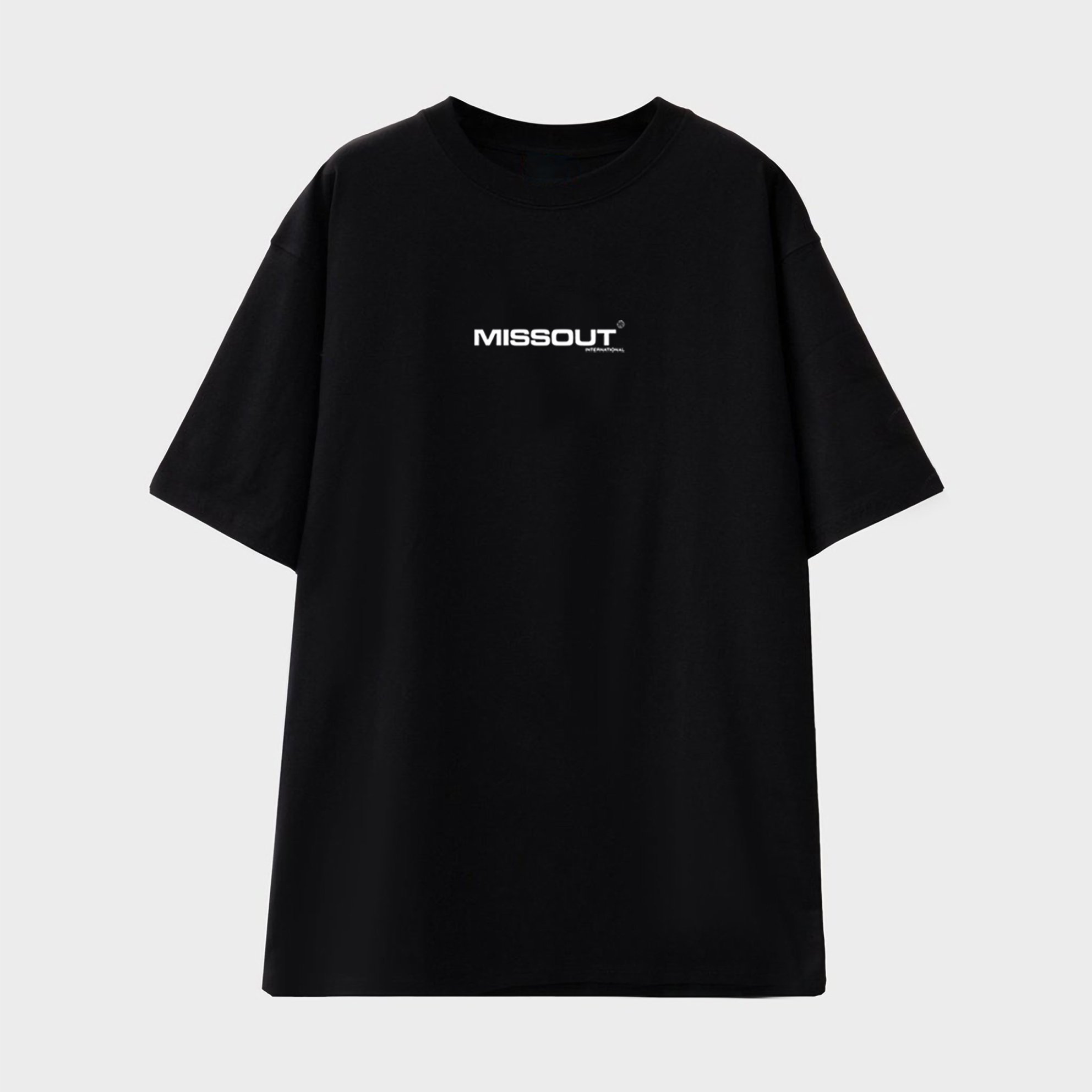 Áo thun tay lỡ SAM CLO nam nữ form rộng Unisex mềm mại, thoáng mát mặc cặp, nhóm in chữ MISSOUT - 100% COTTON