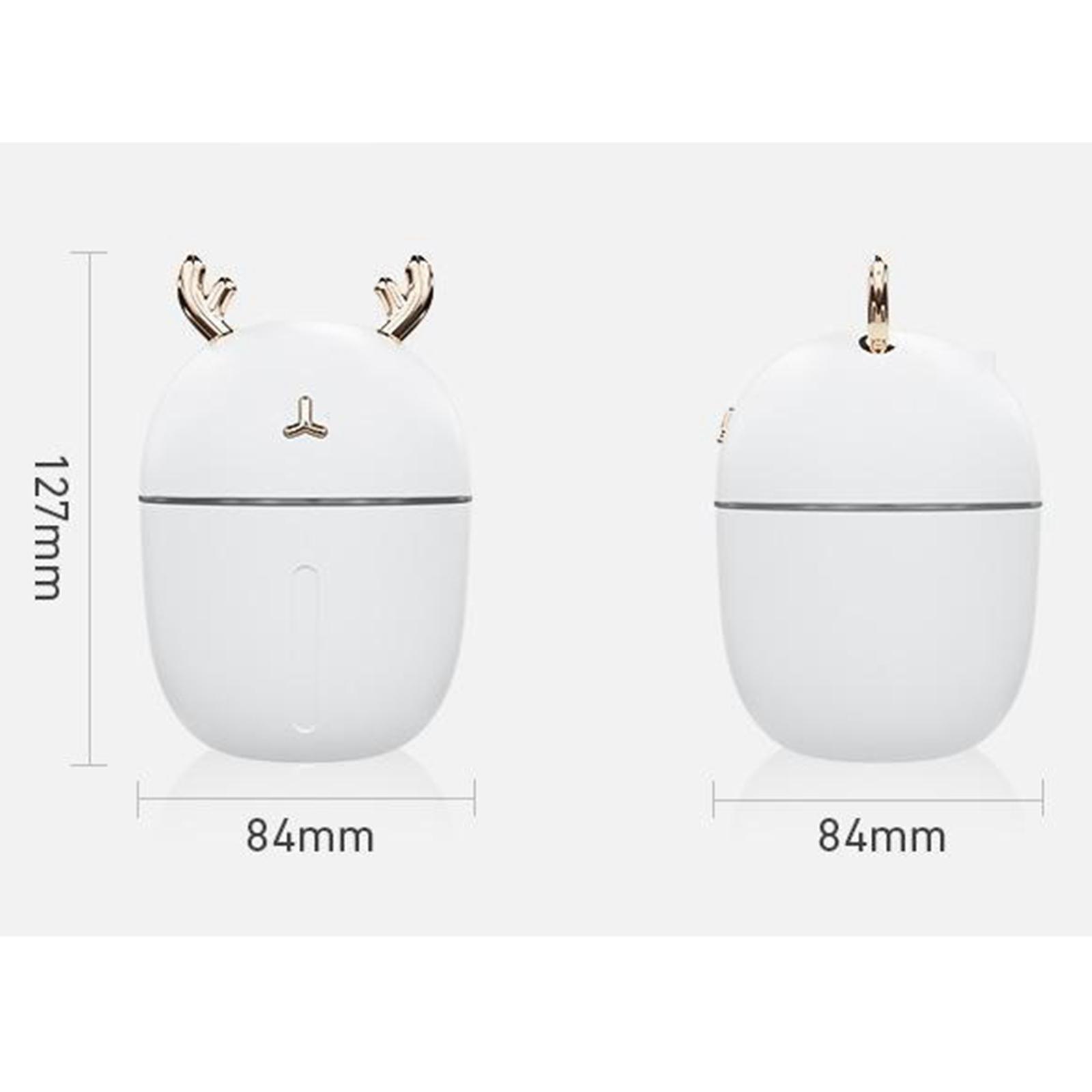 220ML Ultrasonic Air Humidifier Aroma Essential Oil Diffuser for Home White