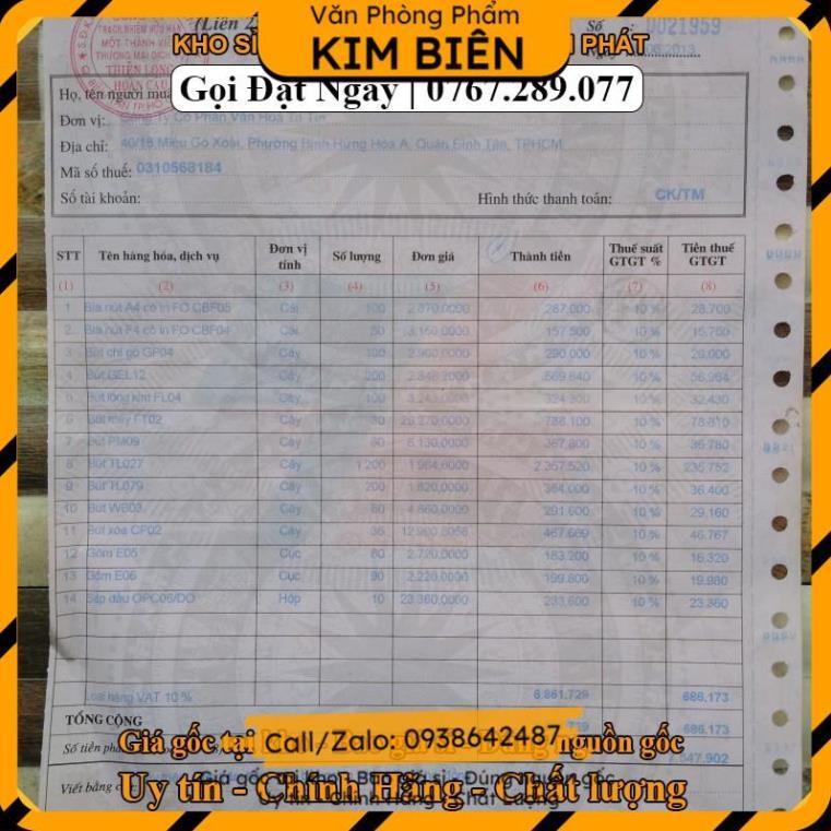 ️sỉ vpp,sẵn hàng️ Bút bi TL-027 hộp 20 bút hàng chuẩn - VPP Kim Biên