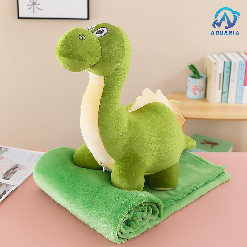 Combo Mền Gối Văn Phòng Đa Năng Tiện Dụng Kèm Chăn 3in1 Gối Đầu Hoặc Ôm Hình Khủng Long Đáng Yêu Nhiều Mẫu