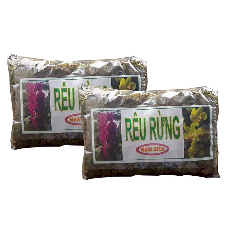 Combo 2 gói rêu rừng trồng hoa lan (100g/gói) - Giá thể trồng hoa lan