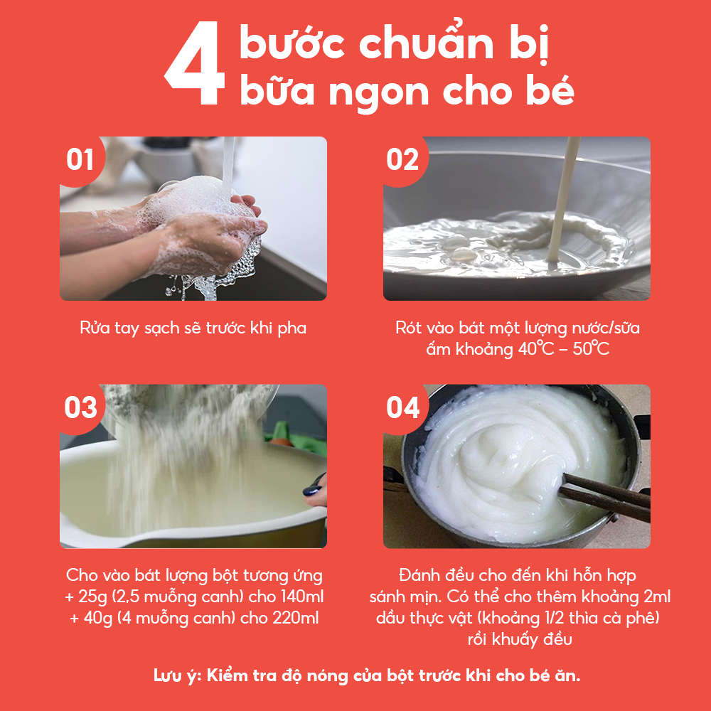 Bột Ăn Dặm Humababy Vị Tôm - Cà Rốt - Hộp 10 Gói x 25g
