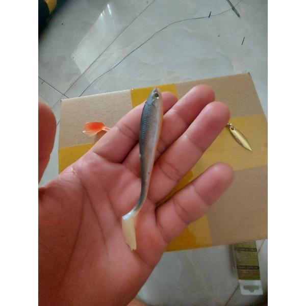 Combo lưỡi móc mồi mềm thép ar15 kèm mồi mềm