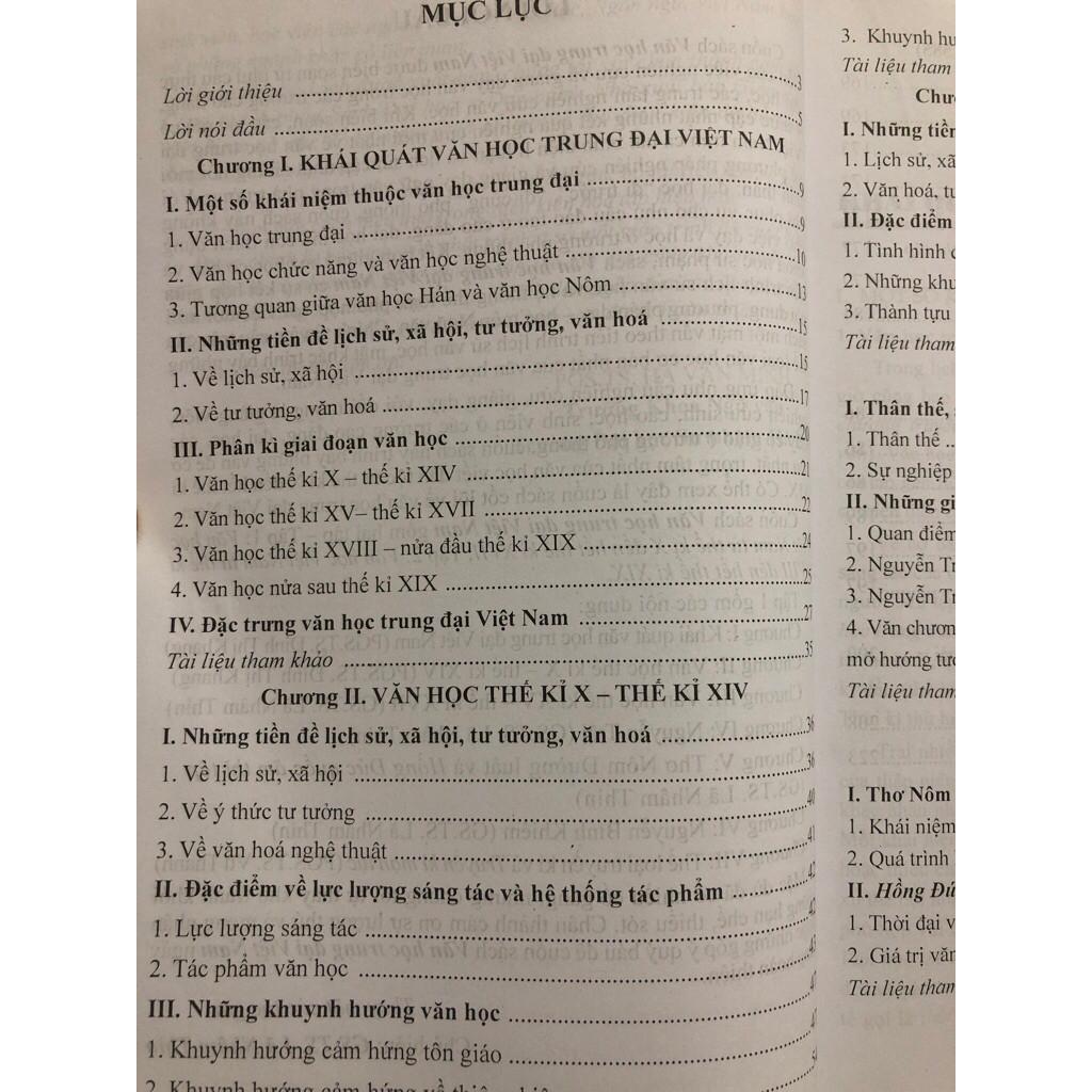 Sách - Combo Văn Học Trung Đại Việt Nam (Tập 1 + Tập 2) - NXB Giáo Dục - HV