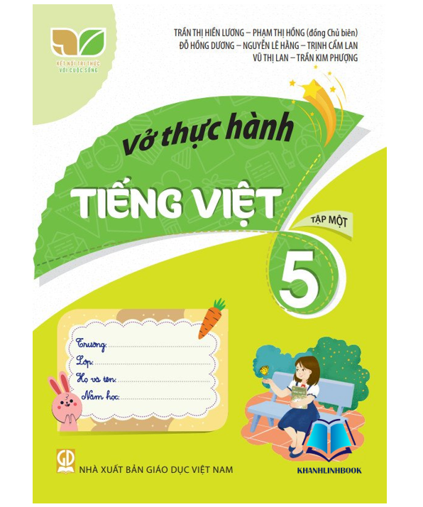 Sách - Combo Vở thực hành tiếng việt 5 - tập 1 + 2 (Kết Nối)