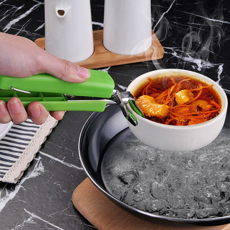 Dụng Cụ Gắp Đồ Nóng Trong Lò Vi Sóng, Nồi Hấp, Gắp Nóng Inox Chắc Chắn Dễ Sử Dụng Tiện Lợi - PucaMart