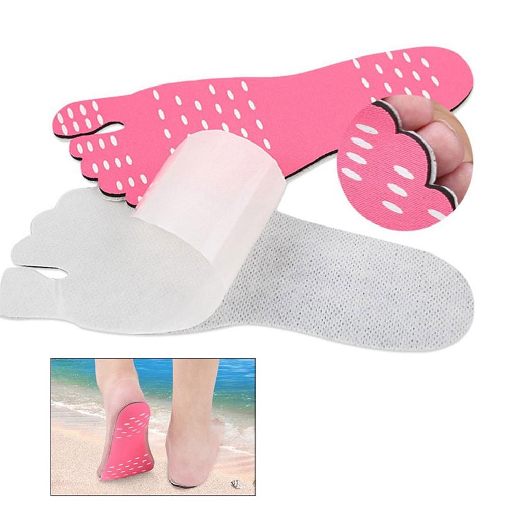 Bracetop Beach Bể bơi Bể bơi HOÀN TOÀN chống trượt chân vô hình PADS VẤN ĐỀ VẤN ĐỀ GOTS CONTH Color: Pink Beach Foot Pads Shoe Size: L For EU 39-42