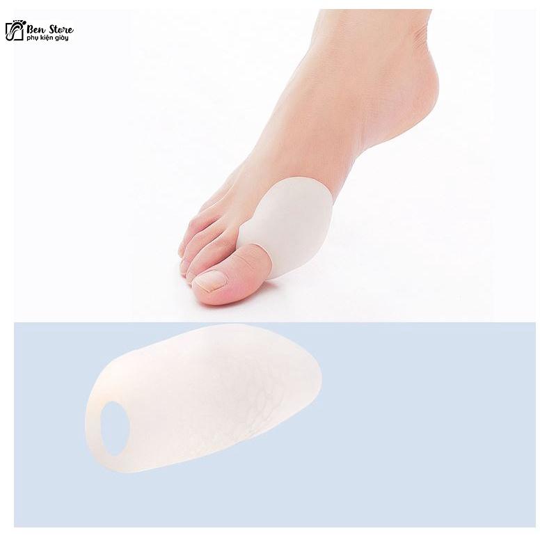 Cặp lót silicone bảo vệ xương ngón út, ngón cái, giảm đau ngón út, ngón cái khi mang giày #sil29