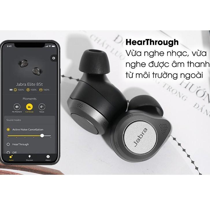 Tai Nghe Bluetooth True Wireless Jabra Elite 85T - Hàng Nhập Khẩu