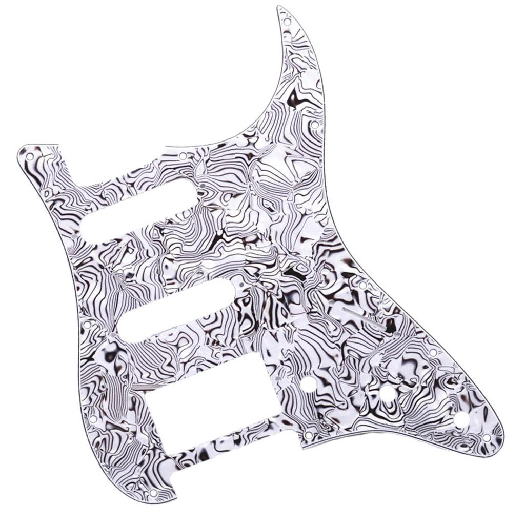 Guitar Pick Guard 3-Ply SSH Scratch Plate Replacement for Strat ST SQ Stratocaster Electric Guitar