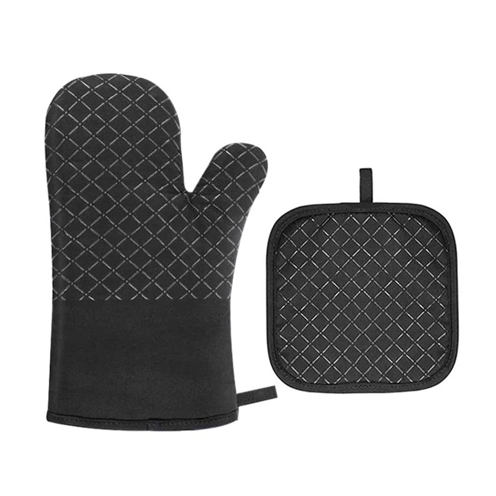 Bộ găng tay lót nồi gồm 4pcs cho lò nướng, BBQ và các món nóng