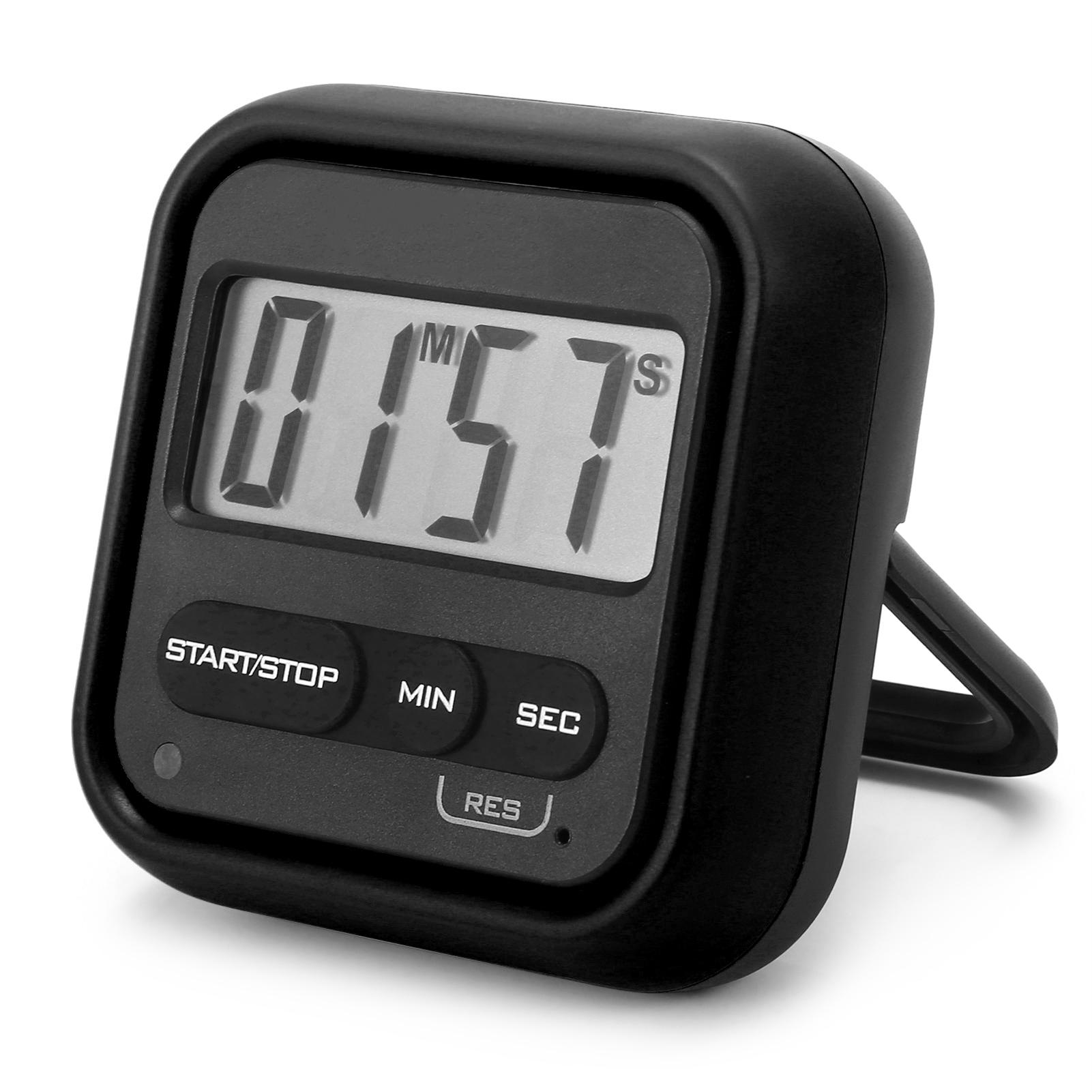 Kitchen Timer Digital Stopwatch with Loud Alarm Large LCD Count up/Countdown Timer for Cooking Shower Kids Classroom