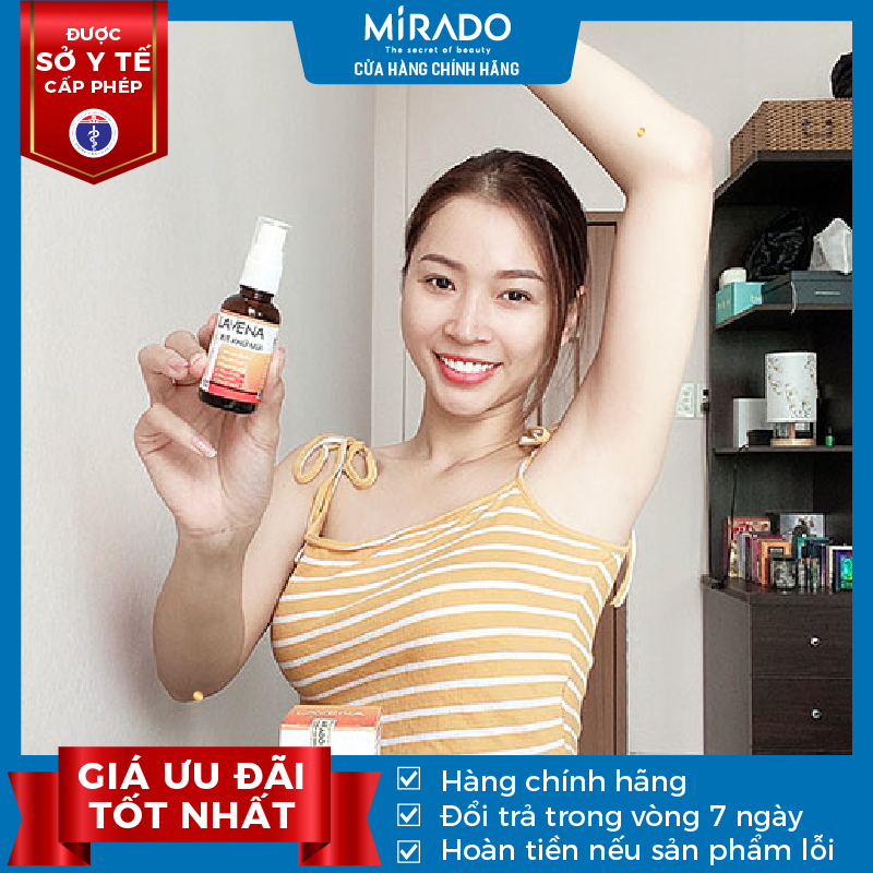 Combo 2 chai Xịt Hôi Nách, Tay, Chân Lavena Giảm Tiết Mồ Hôi &amp; Ngăn Mùi Hiệu Quả 30ml