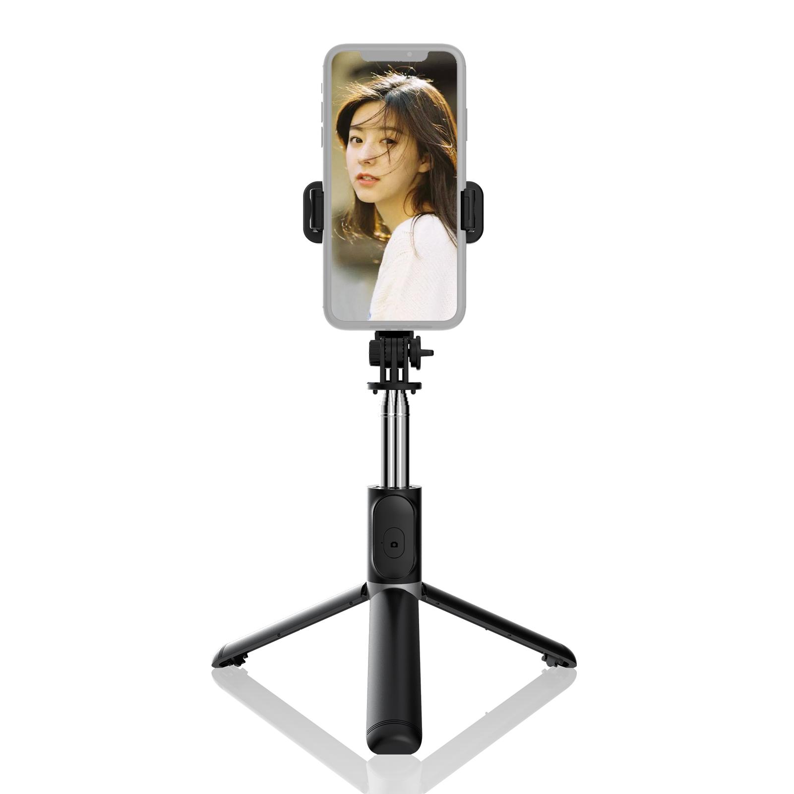 Chân đế chụp ảnh tự sướng có thể gập lại với màn trập từ xa 235 độ Xoay 360 độ