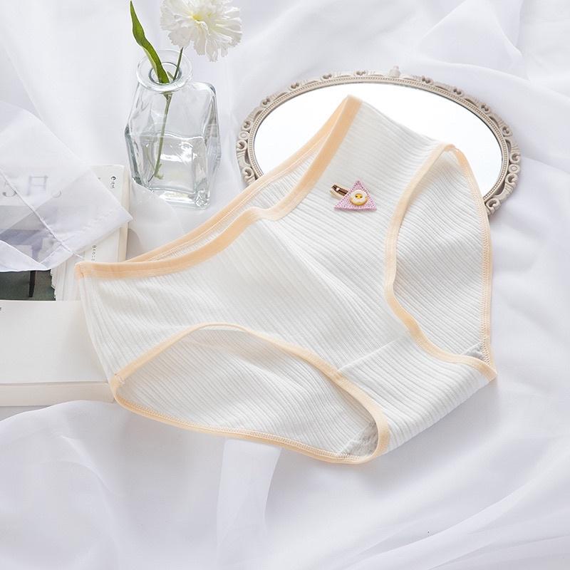 Quần Lót Nữ Cotton Siêu Thoáng Nâng Mông Kẻ Tăm Co Giãn QL09