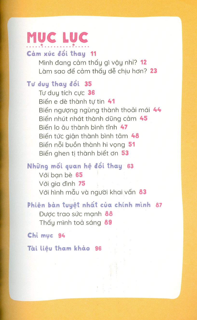 Cẩm Nang Tuổi Dậy Thì Dành Cho Bạn Gái: NÂNG NIU CẢM XÚC - Bật Mí Tư Duy Tích Cực Dành Cho Các Thiếu Nữ