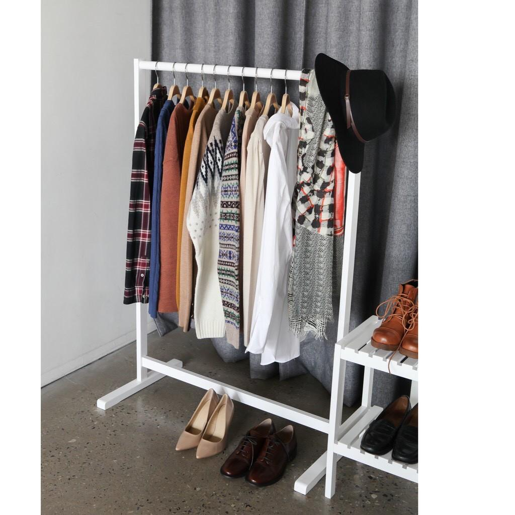 Giá Treo Quần Áo Cao Cấp Size M - Màu Trắng
