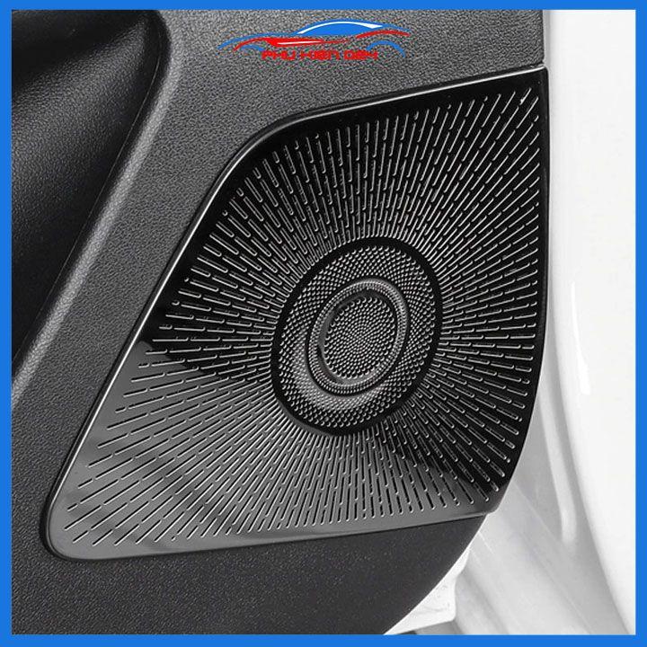 Bộ ốp màng loa Elantra 2023-2024 phay xước chuẩn theo xe vân Titan chống xước trang trí nội thất ô tô