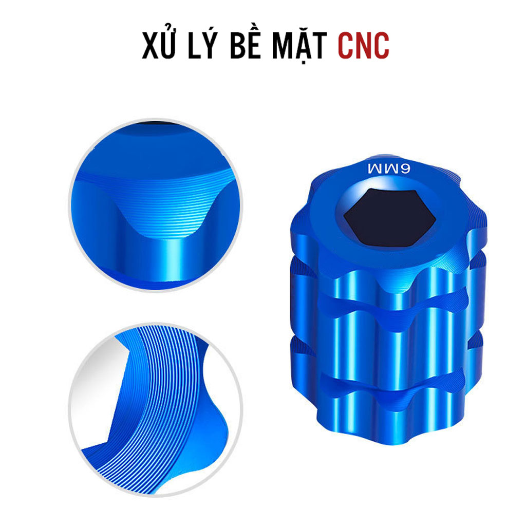 Dụng Cụ Tháo Trục Giò Xe Đạp Bằng Hợp Kim Nhôm (Cho Lục Giác Size 6mm) Mai Lee