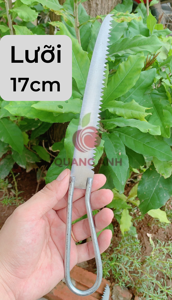 Cưa Gỗ Thép Trắng Nhỏ Gọn - Cưa Cán Sắt Bền - Siêu Sắc Bén Lưỡi Dài 17cm vs 24cm