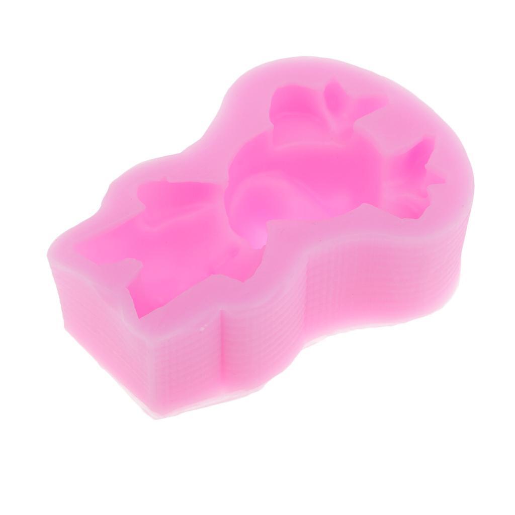 DIY Deer Bear Silicone Molds Fondant Cake Chocolate Baking Tools