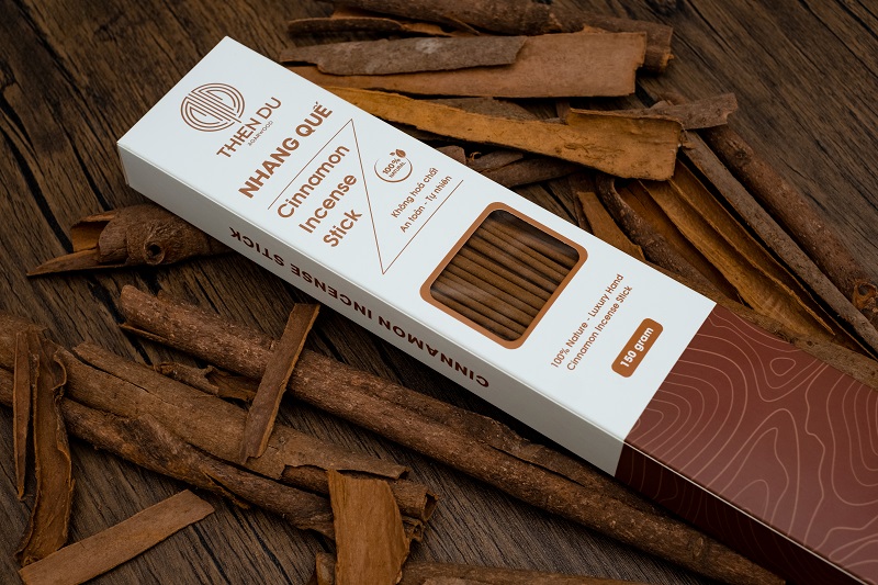 Nhang Vỏ Quế Đặc Biệt - Cinnamon Incense Stick - Mùi Thơm Dịu Nhẹ, Dễ Chịu, Thư Giãn - Thiên Du Agarwood