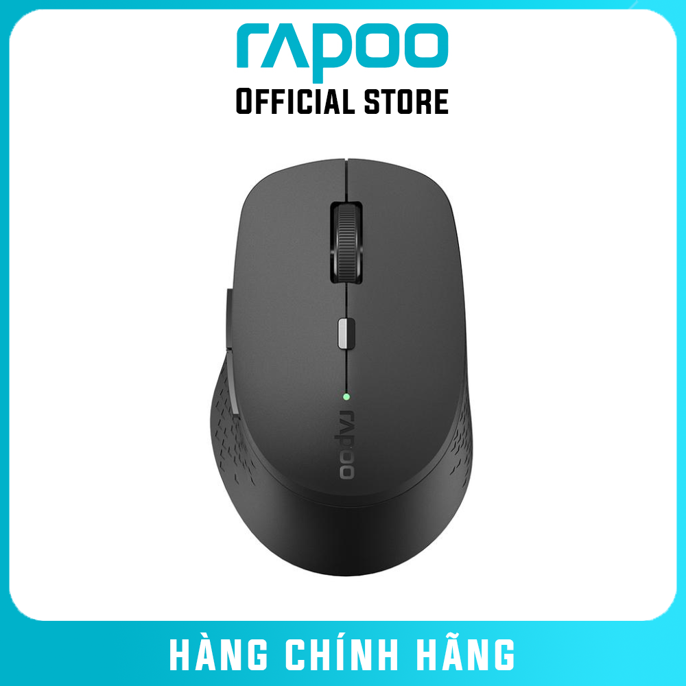 Chuột Sạc Qi Không Dây Đa Kết Nối Rapoo M300W Wireless Charging Qi Mouse - Hàng chính hãng