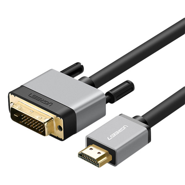 Cáp Chuyển Đổi Ugreen HDMI Sang DVI 20891 10m - Hàng Chính Hãng