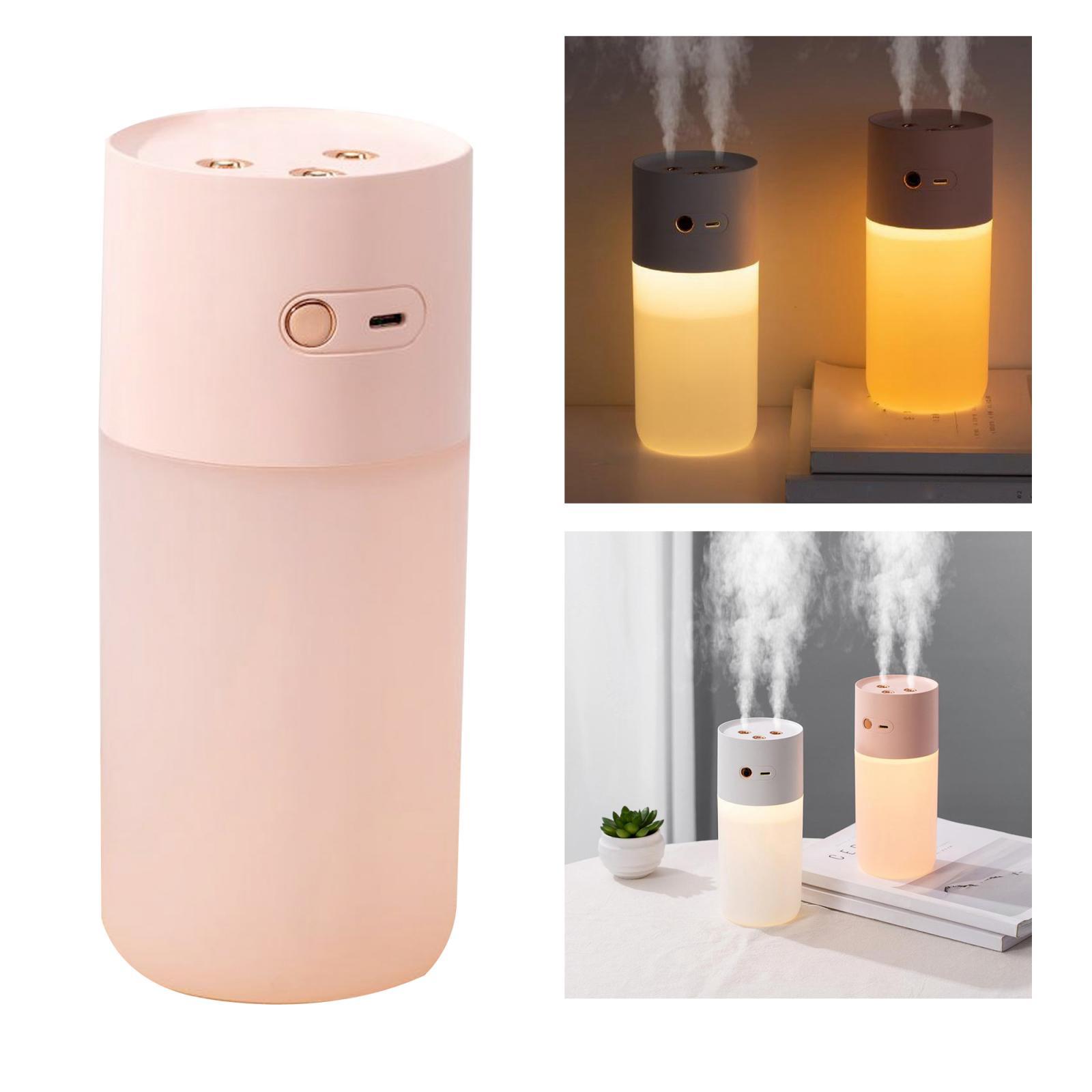 Ultra Mist Personal Desktop Humidifier - Small Portable Mist Ultrasonic Humidifier with LED Night Light for Office Desk, Bedroom, Car, Home and Travel