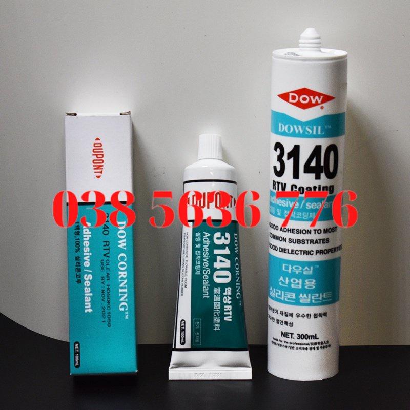 Dow Corning 3140, Keo Silicone Không Thấm Nước, Cách Điện, Chống Rò Rỉ, Keo Lỏng Trong Suốt