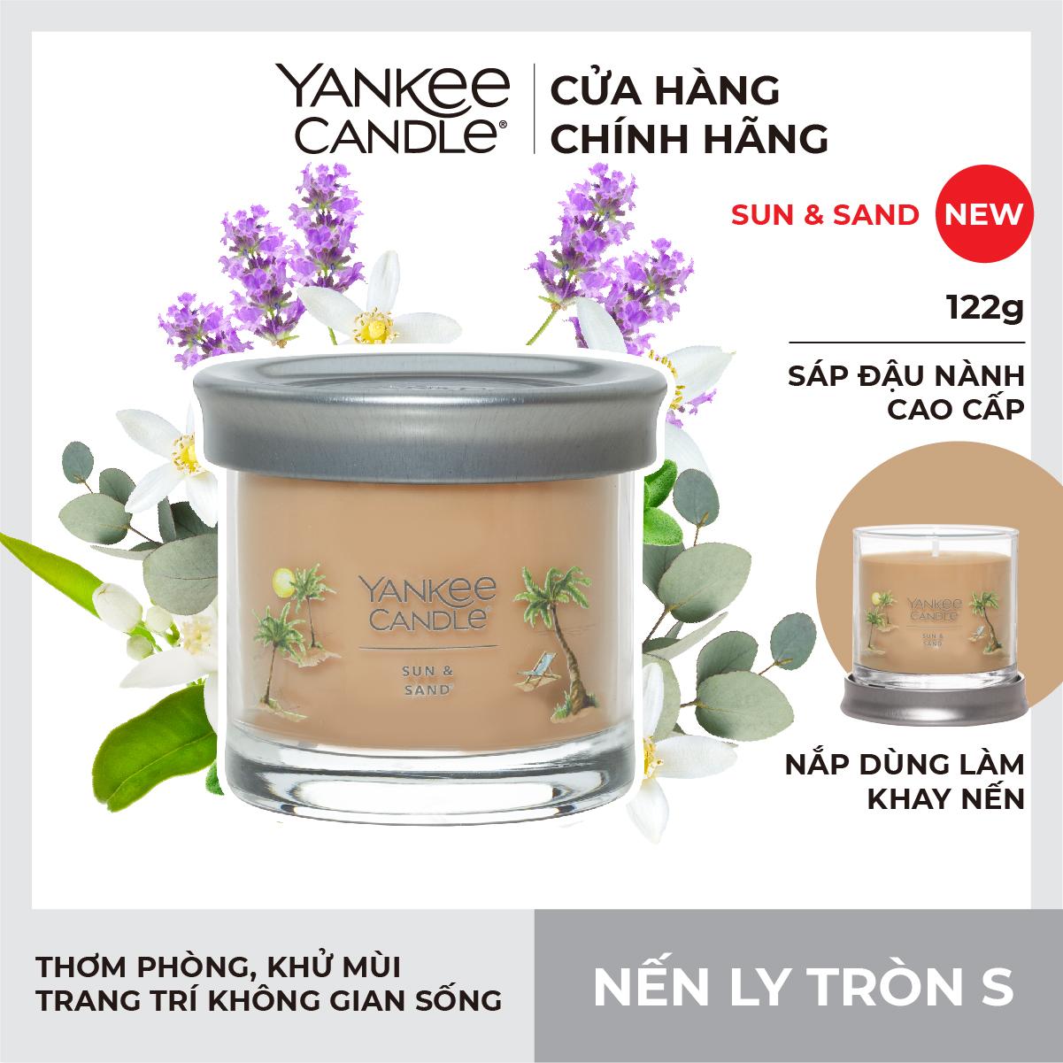 Nến ly tròn sáp đậu nành Yankee Candle size L (567g) - Sun &amp; Sand