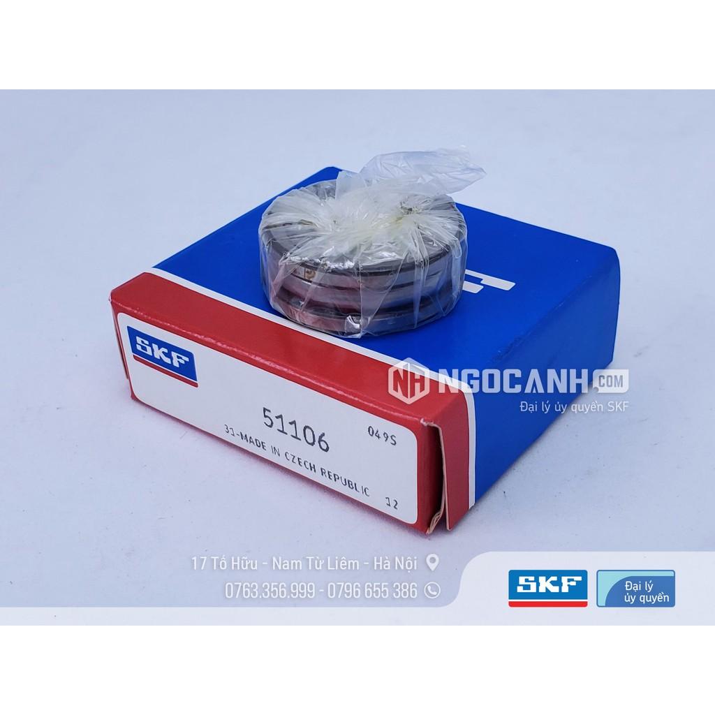 Vòng bi bạc đạn 51106 SKF chính hãng - Vòng bi chặn trục 1 hướng - Vòng bi tỳ