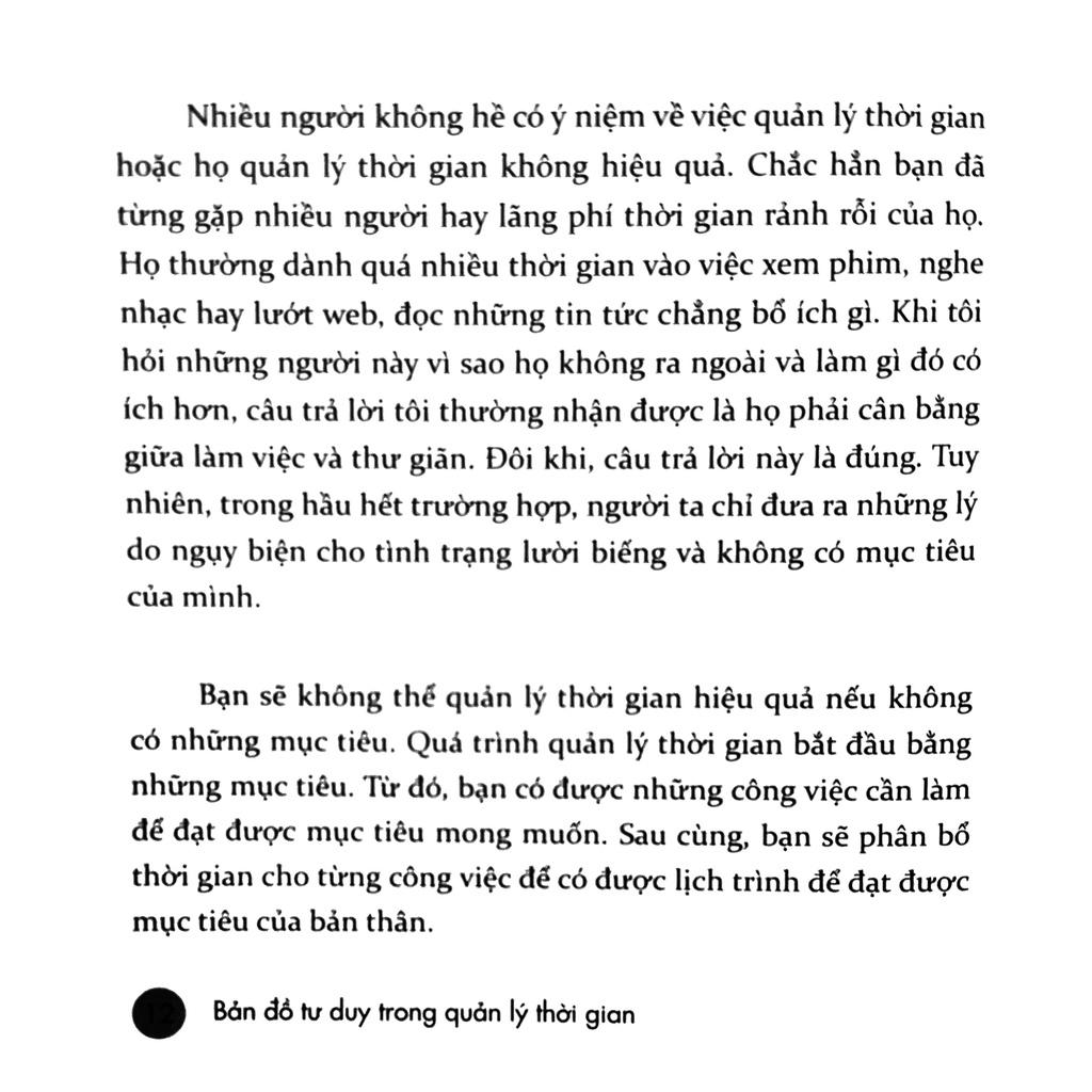 Bản Đồ Tư Duy Trong Quản Lý Thời Gian (Tái Bản Mới Nhất) - Bản Quyền