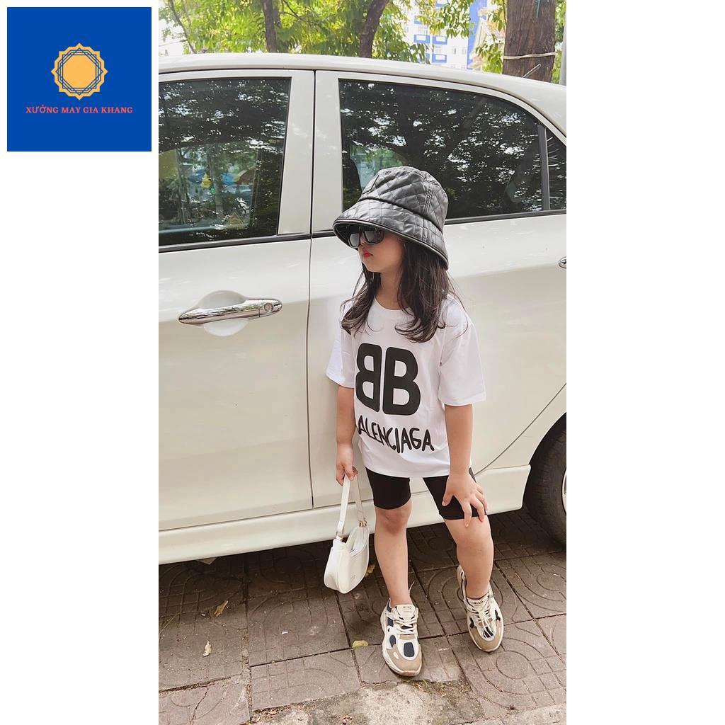 Thời trang trẻ em - Đồ bộ bé gái ngắn tay, thun 100% cotton mát mẻ - GiaKhang