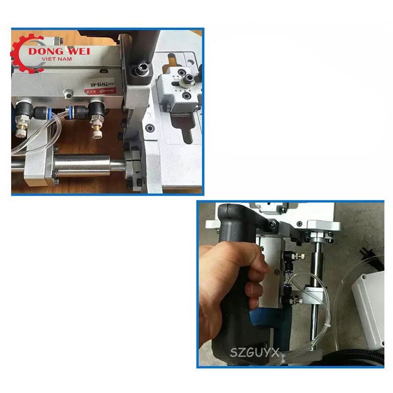 MÁY KHOAN LIÊN KẾT CHỐT CAM CHỐT GỖ KẾT HỢP HƠI KHÍ NÉN