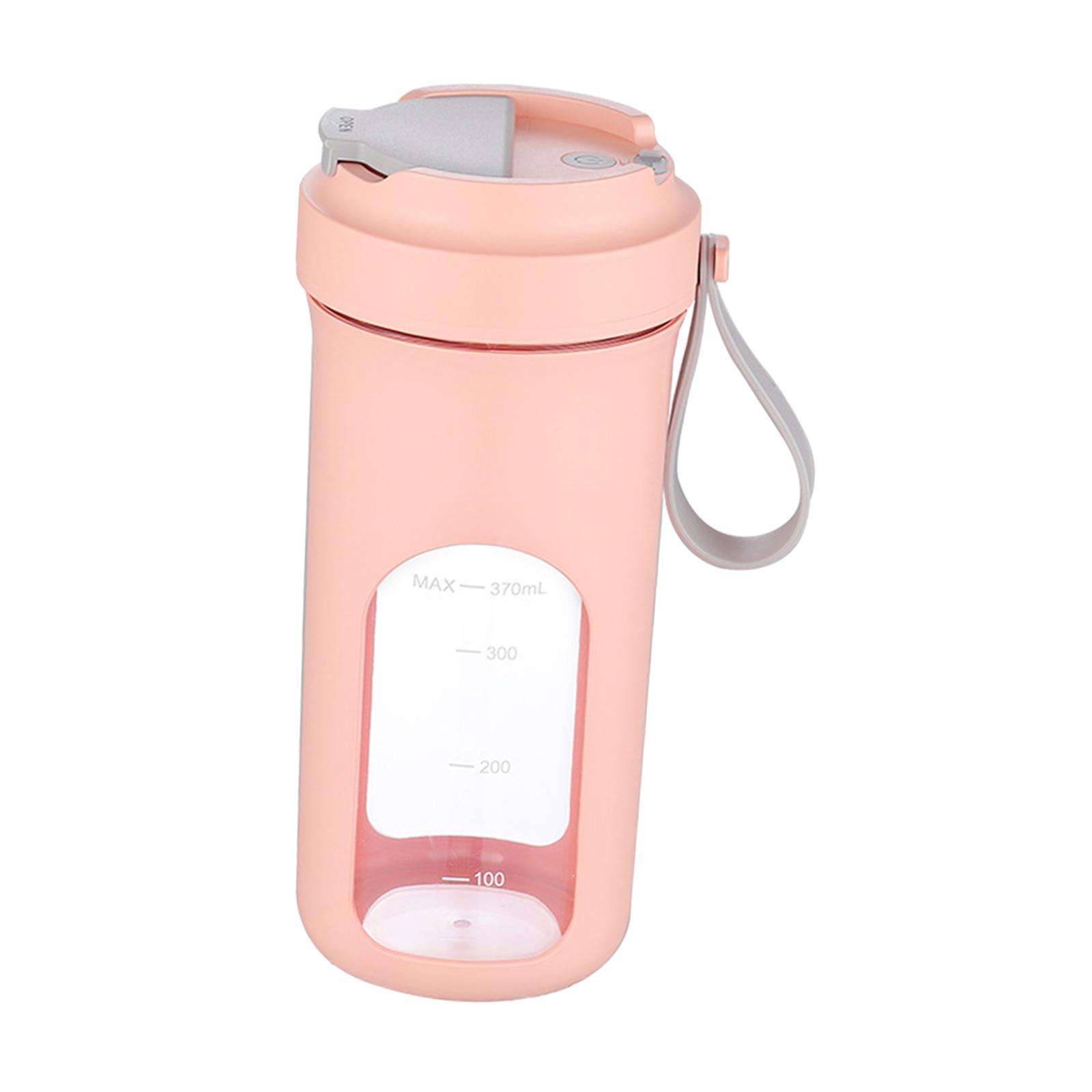 Portable Blender Juicer Cup Personal Mini Blender 370ml Blender Cup Travel Juicer Cup for Mixing Shakes and Smoothies Camping