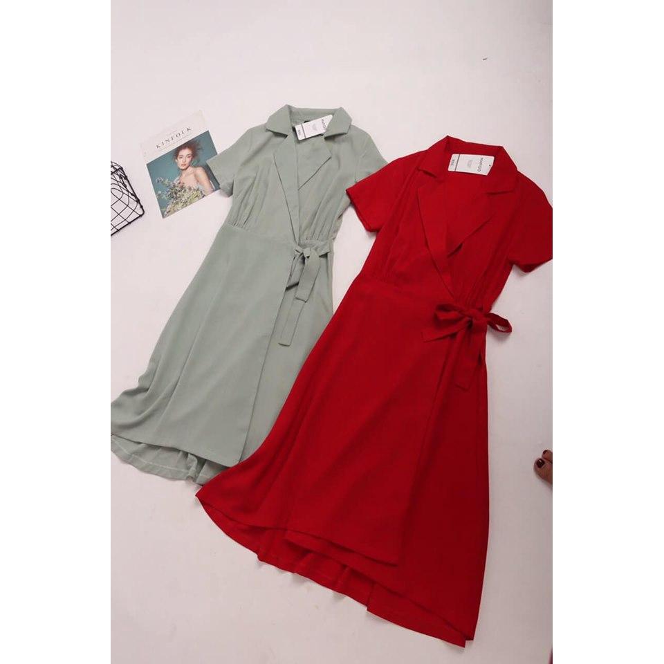 Đầm MNG cổ vest