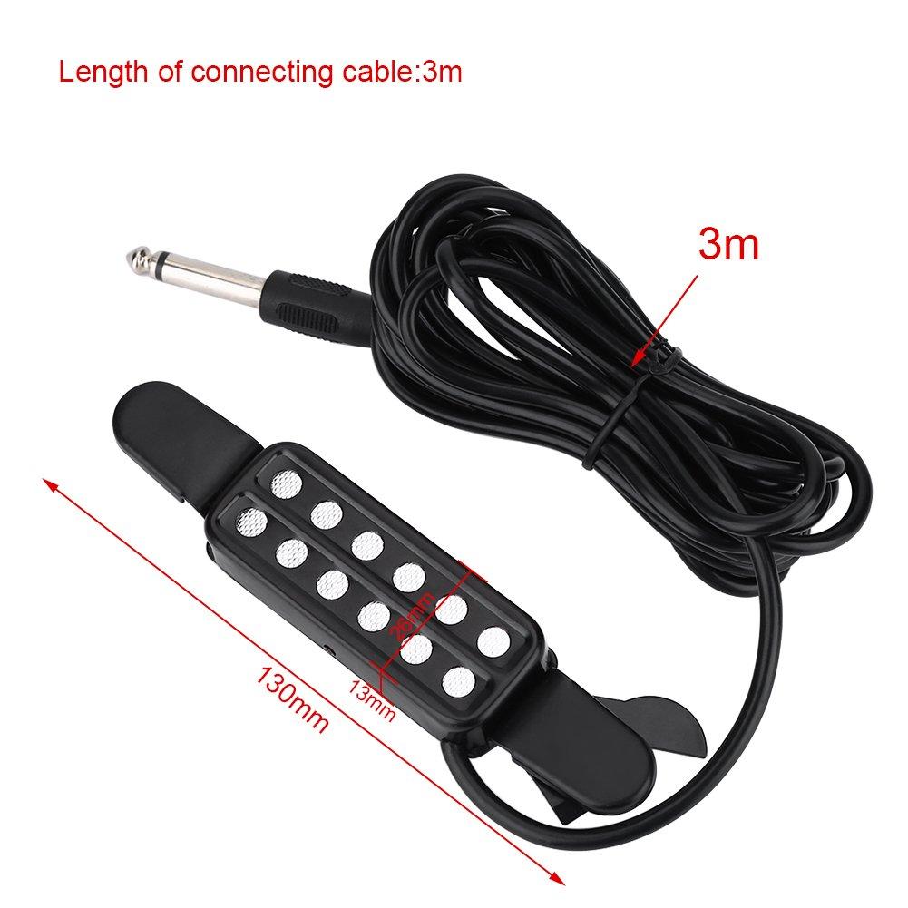 12 lỗ guitar guitar classicer Pickups Phụ kiện bán tải điện cho guitar acoustic