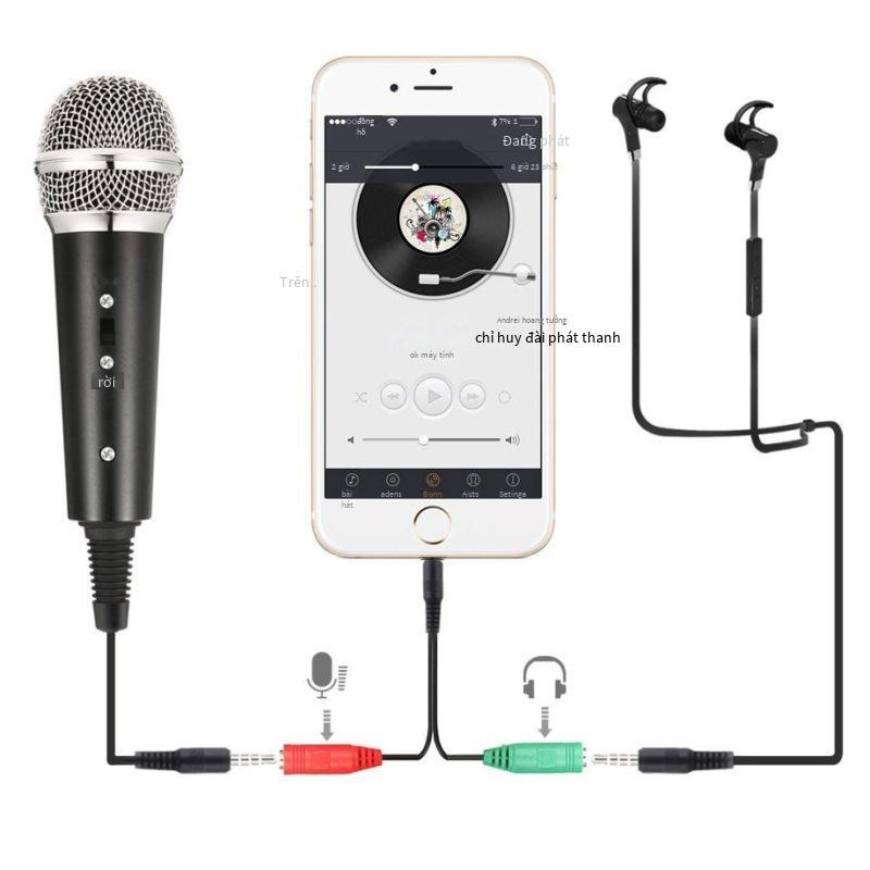 Ưu đãi đặc biệt trực tiếp karaoke máy tính micro thoại micro điện thoại di động micro đứng bộ