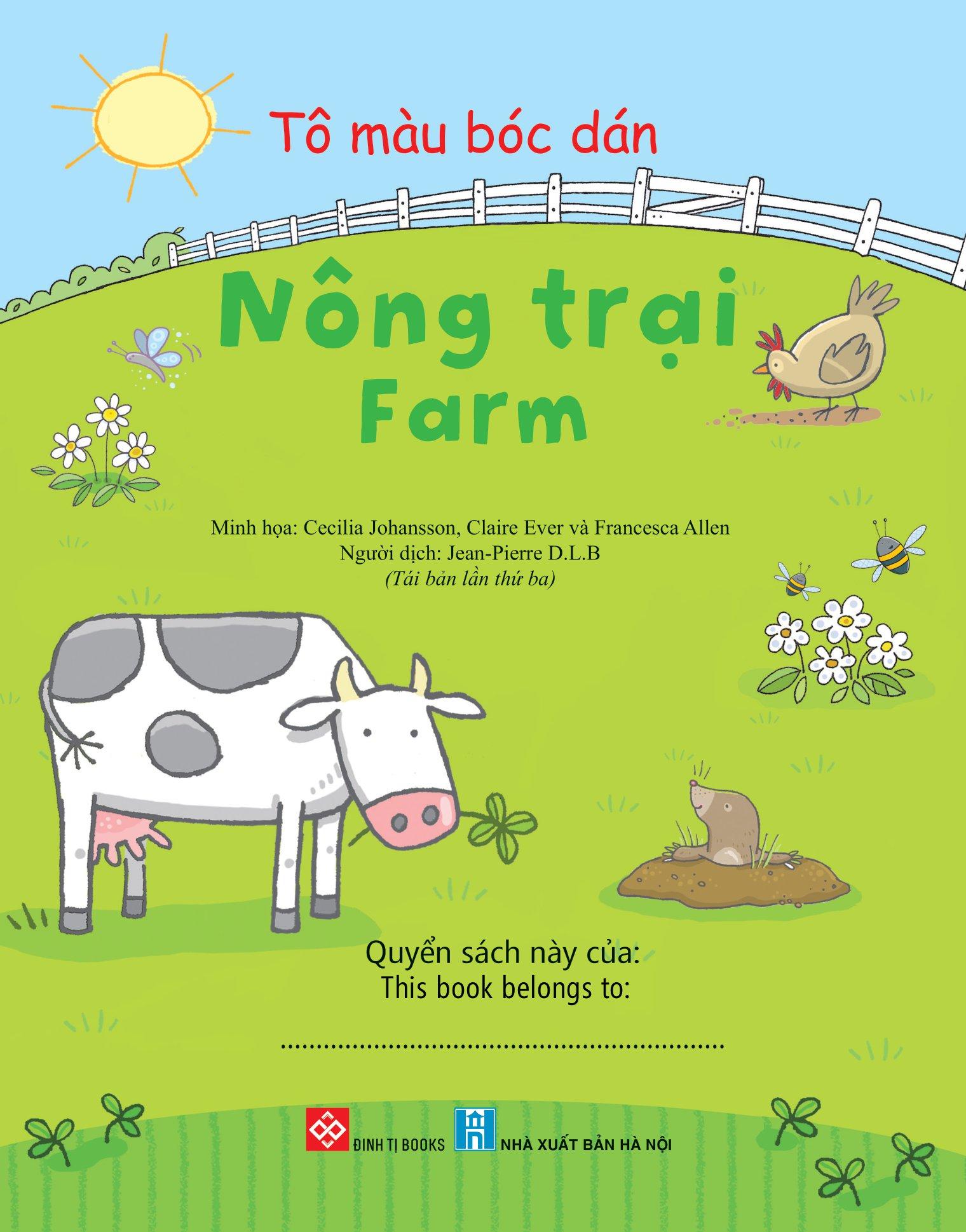 Tô Màu Bóc Dán - Nông Trại - Farm
