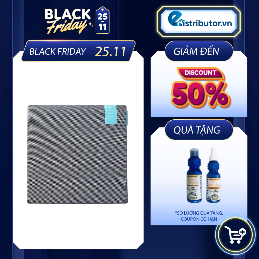 Đệm Ngồi Cao Cấp Bullsone (43 x 41.5 x 2.5 cm