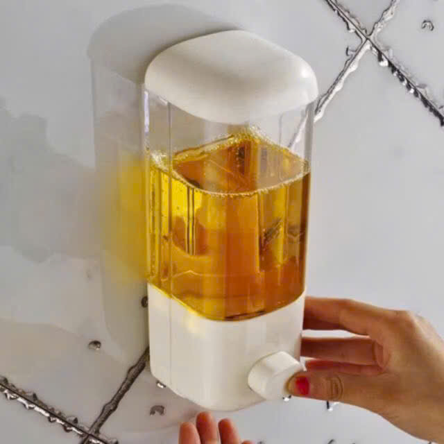 Hộp đựng nước rửa tay treo tường tiện lợi, hộp đựng xà bông trong toilet, giá treo đựng nước rửa tay
