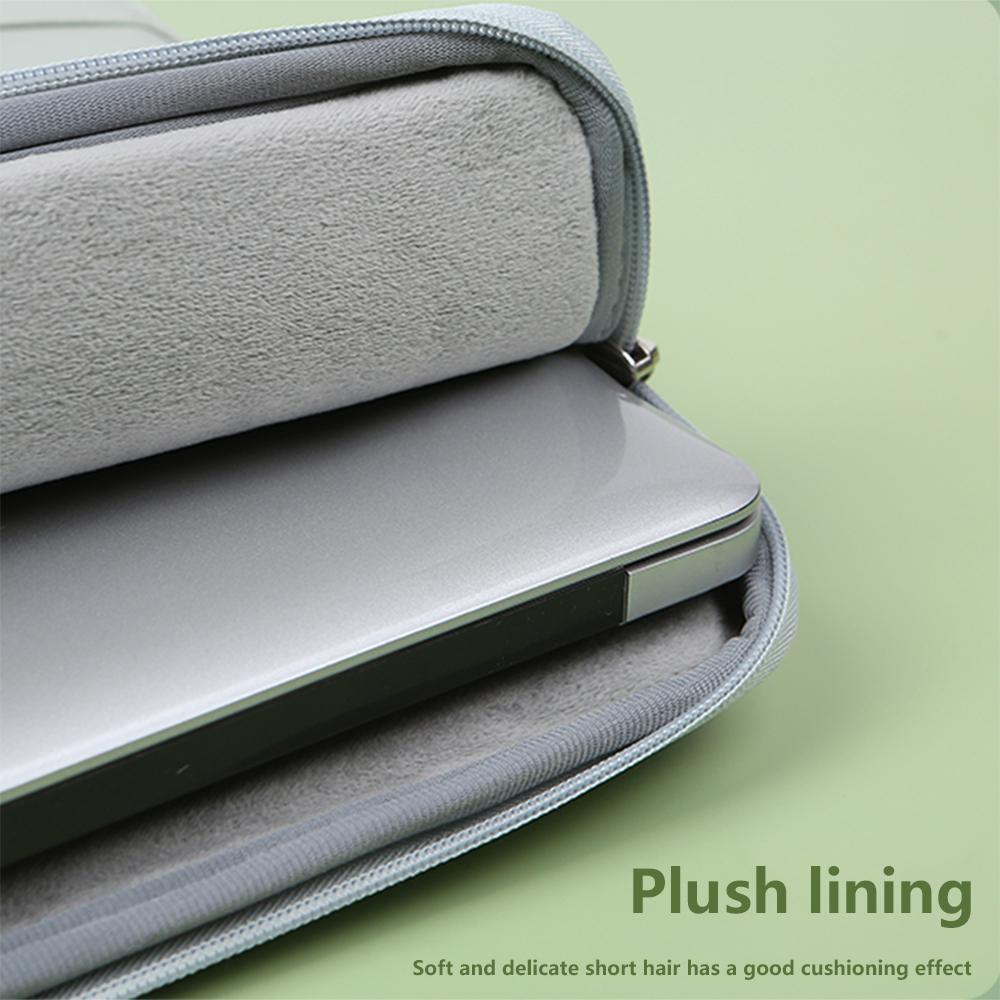Mới Màu Trơn Phong Cách Retro Busines Túi Đựng Laptop MacBook Air Pro 13 15 13.3 14 15.6 Inch Đơn Giản thời Trang Máy Tính