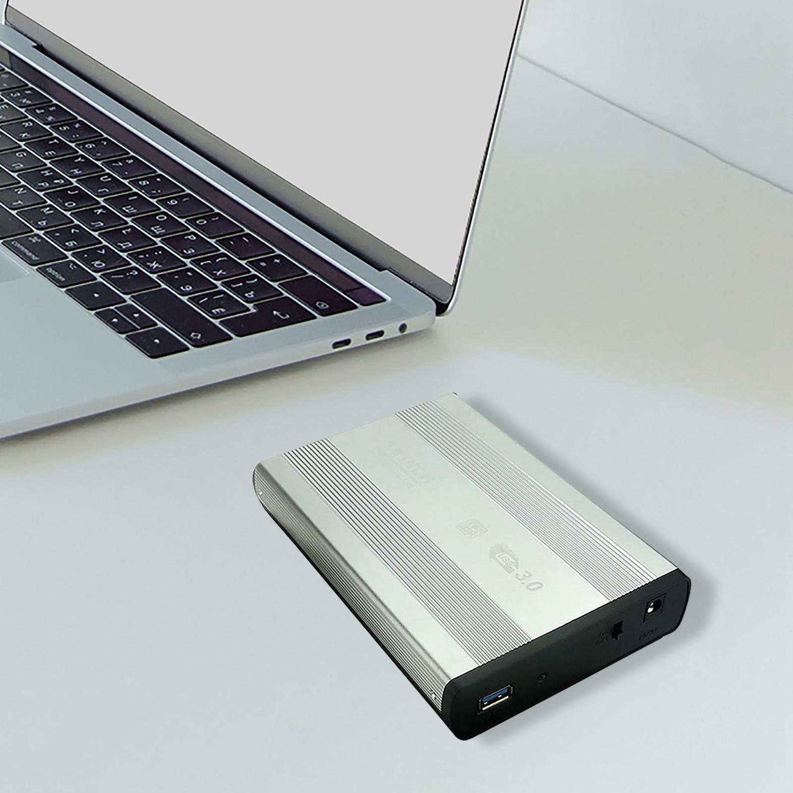 2x USB 3.0 to SATA External 3.5 inch HDD Case Dock Hard Disk HD SSD Box