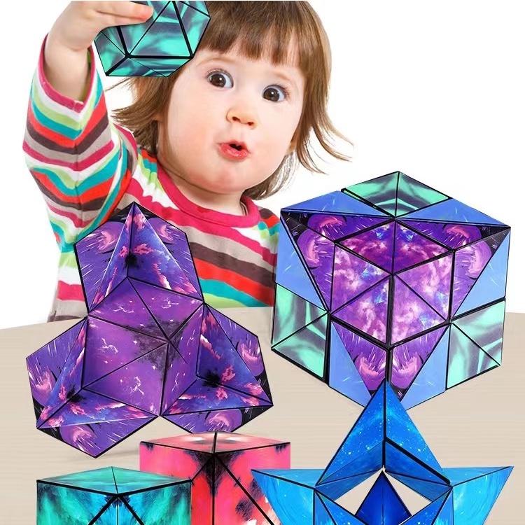 Khối Nam Châm Lắp Ráp Biến 72 Hình Galaxy Changeable Magnetic Magic Cube Rubik Biến Thể Xếp Hình Hình Học 3D