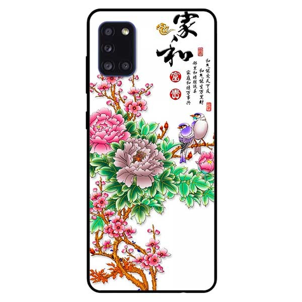 Ốp lưng dành cho Samsung Galaxy A31 mẫu Hoa Mẫu Đơn
