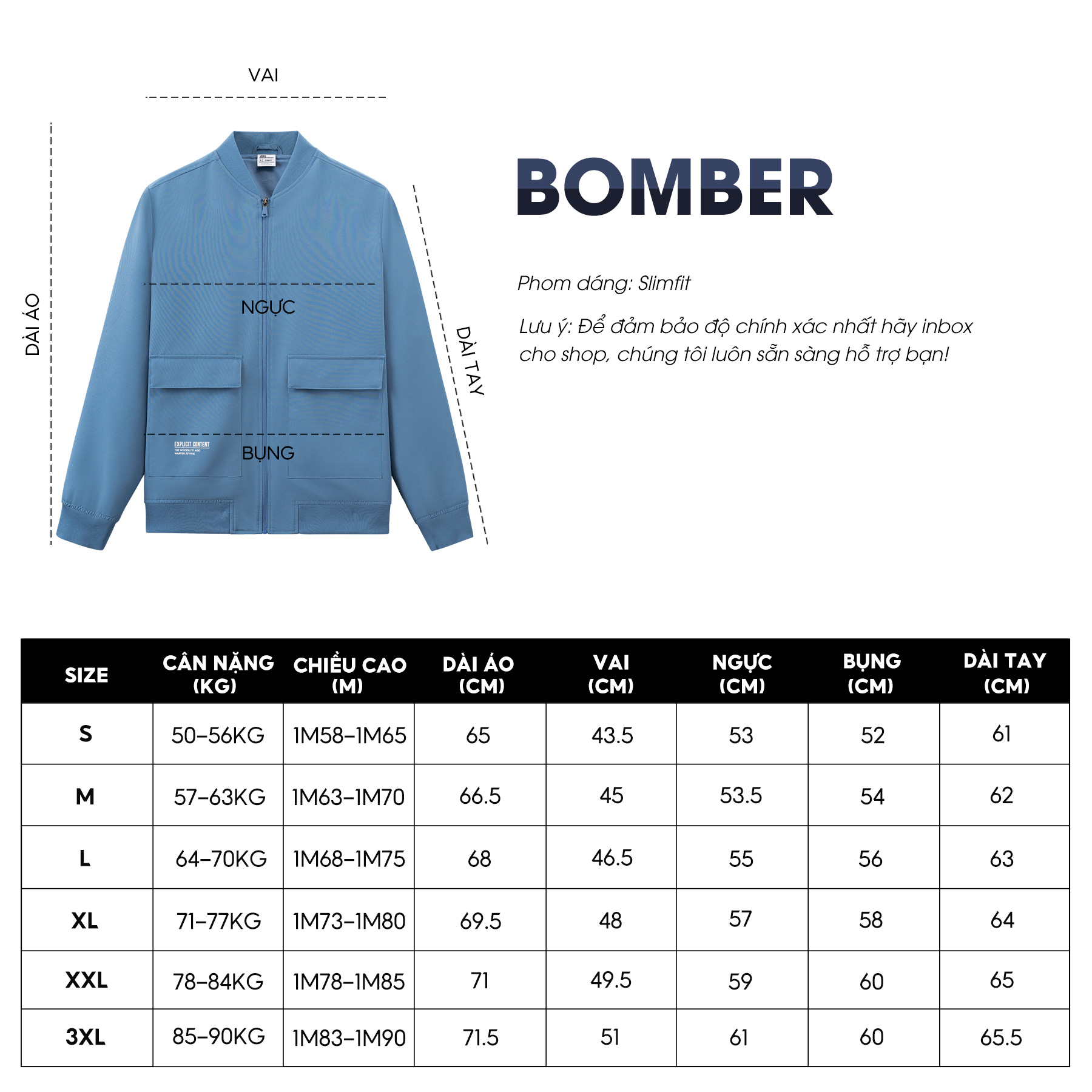 Áo Khoác Bomber Nam 5S FASHION Phom Slimfit, Lót Nỉ Ấm Áp, Thiết Kế Túi Hộp Trẻ Trung (AKB23005)