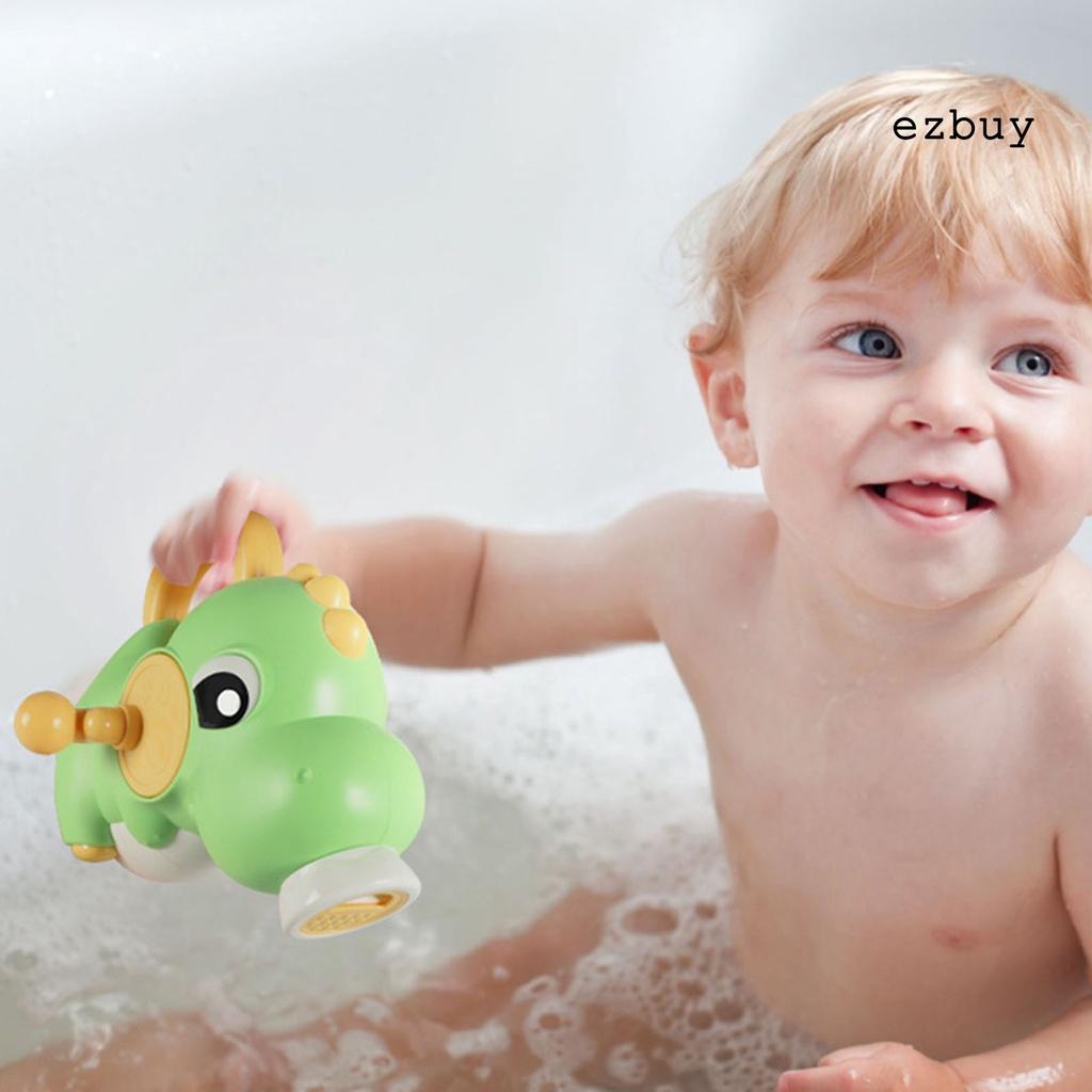 EY-Children Cute Cartoon Dinosaur Baby Shower Handheld Pumping Water Spray Toy